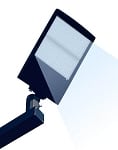 60 Degree Sports Light - 42,000 Lumen - 300 watt NextGen III LED Lights - Power Adjustable- Narrow Beam Spot Light for Long Distance - With Photocell - 5000K
